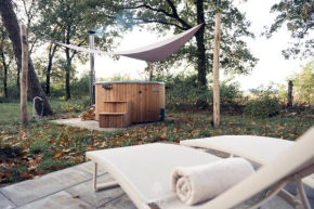 Sallands natuurhuisje Hellendoorn hottub Metz